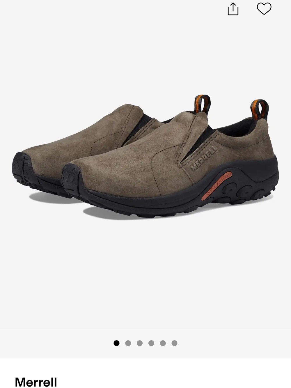 Merrell jungle Moc Slip-On Suede boots — gunsmoke suede